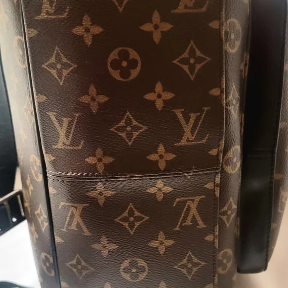 Authentic Louis Vuitton Monogram Backpack in Brown and Gold - Picture 6 of 7